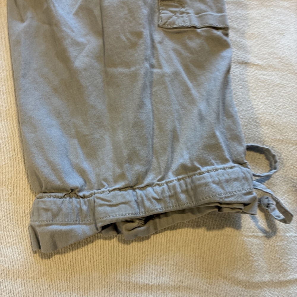 Prana Women's Pants Size 10 Gray Cropped Utility Cargo Gorpcore Camping-chic - Picture 11 of 13